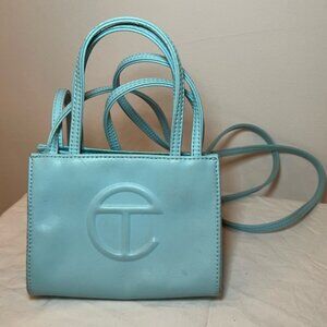 Telfar Pool Blue Small Crossbody Shoulder Bag